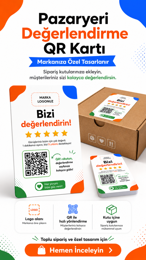 Pazaryeri Yorum Kartı 6x9