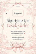 Faris Teşekkür Kartı 6x9