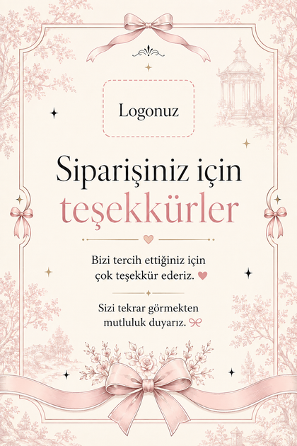 Faris teşekkür kartı