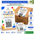 Google Yorum Kartı 6x9