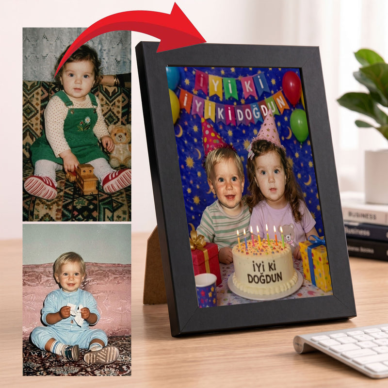 İyi ki Doğdun Temalı 10x15 Çerçeve
